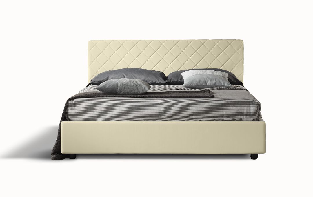 Letto Orione matrimoniale beige